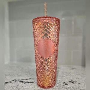 Starbucks 2021 Holiday Rose Gold Tumbler